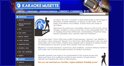 Desktop Screenshot of karaoke-musette.com